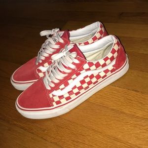Red and White Checker Vans (Off The Wall)